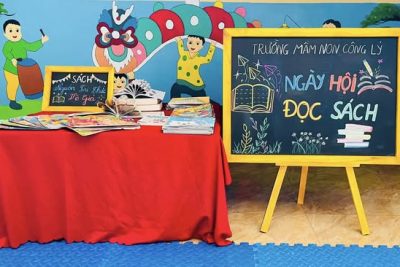 NGÀY HỘI ĐỌC SÁCH – LAN TỎA VĂN HÓA ĐỌC TẠI TRƯỜNG MẦM NON CÔNG LÝ
