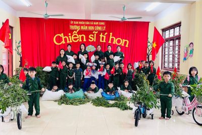 HOẠT ĐỘNG TRẢI NGHIỆM CHÀO MỪNG NGÀY THÀNH LẬP QUÂN ĐỘI NHÂN DÂN VIỆT NAM 22/12