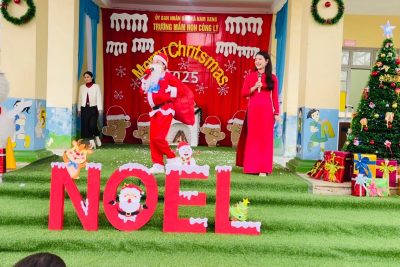 TRƯỜNG MẦM NON CÔNG LÝ TỔ CHỨC CHƯƠNG TRÌNH “MỪNG GIÁNG SINH NĂM 2025