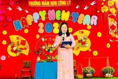 HOẠT ĐỘNG TRẢI NGHIỆM “VUI TẾT – GẮN KẾT YÊU THƯƠNG” TẠI TRƯỜNG MẦM NON CÔNG LÝ