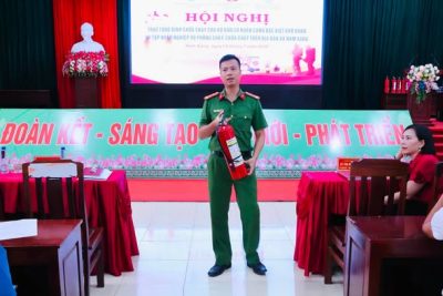 TRƯỜNG MẦM NON CÔNG LÝ THAM GIA TẬP HUẤN NGHIỆP VỤ PHÒNG CHÁY, CHỮA CHÁY