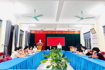 CHI BỘ TRƯỜNG MẦM NON CÔNG LÝ TỔ CHỨC SINH HOẠT THƯỜNG KỲ THÁNG 8/2026