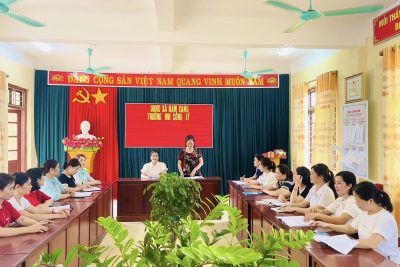 SINH HOẠT CHUYÊN MÔN THEO NGHIÊN CỨU BÀI HỌC