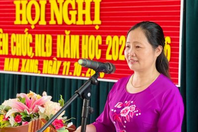 HỘI NGHỊ CÁN BỘ, VIÊN CHỨC VÀ NGƯỜI LAO ĐỘNG NĂM HỌC 2025 – 2026 TRƯỜNG MẦM NON CÔNG LÝ – XÃ NAM XANG